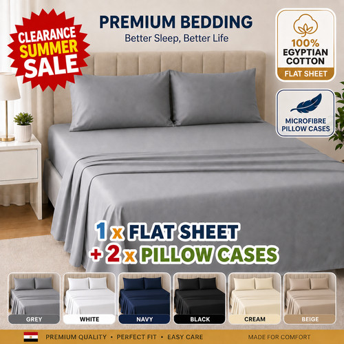 Flat sheets with - flat,