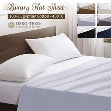 Egyptian Cotton Flat Sheet 400