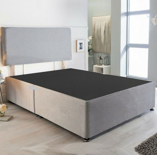 Brand new grey black divan - grey,